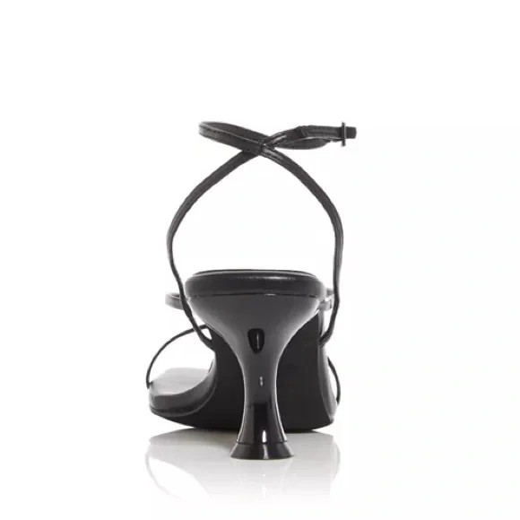 Jeffrey Campbell black strappy Fluxx kitten heels - Picture 6 of 11